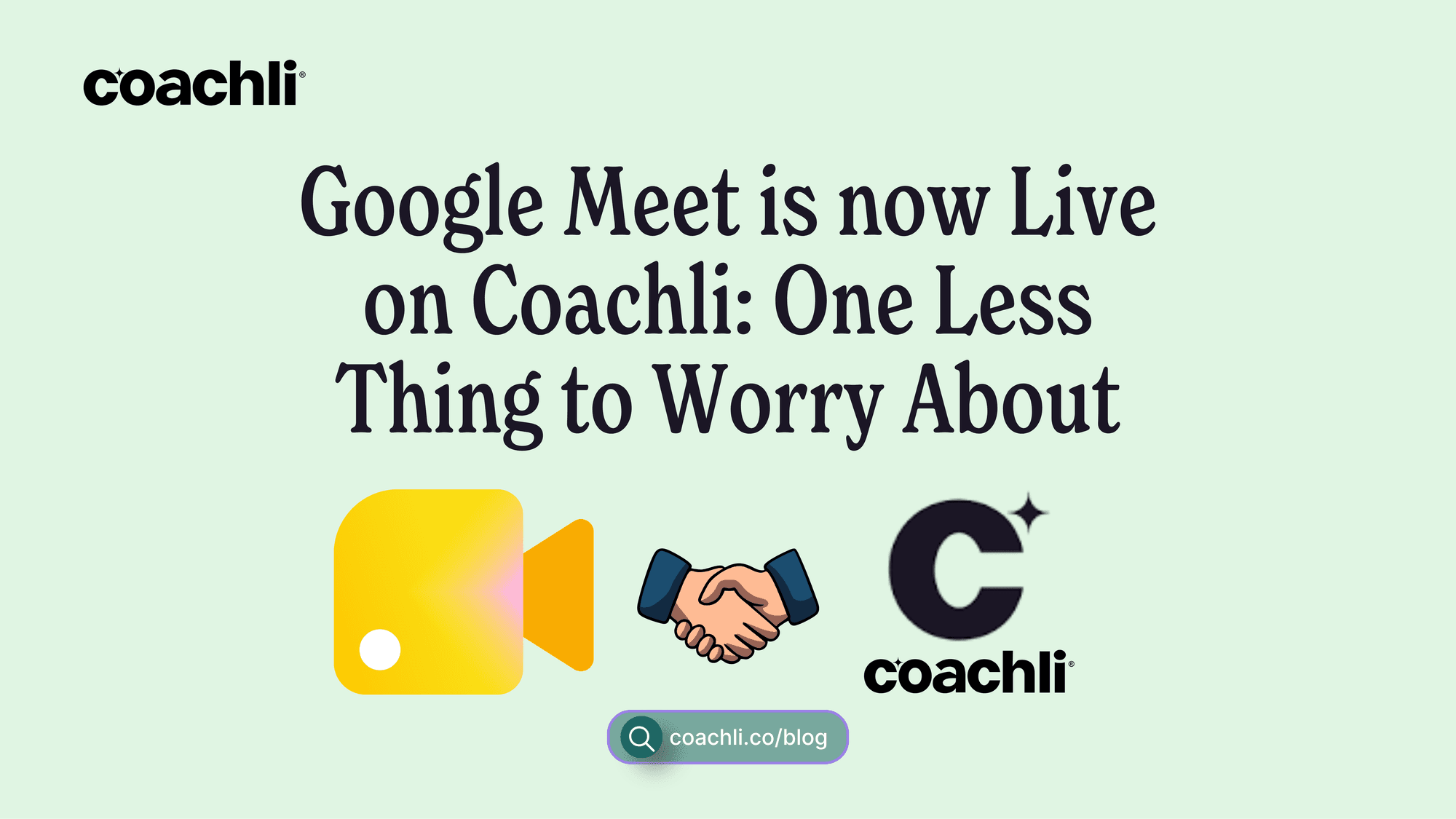 Google Meet is now Live on Coachli